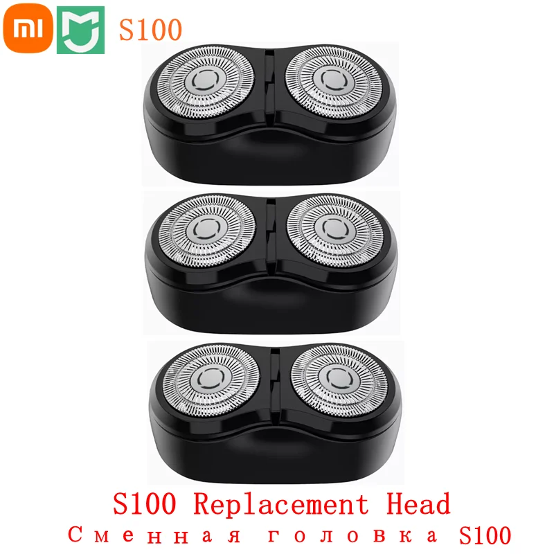 Shaver Replacement Blade Xiaomi Replacement Shaver Head For Xiaomi Mijia Electric Shaver S100 2 Floating Head Original