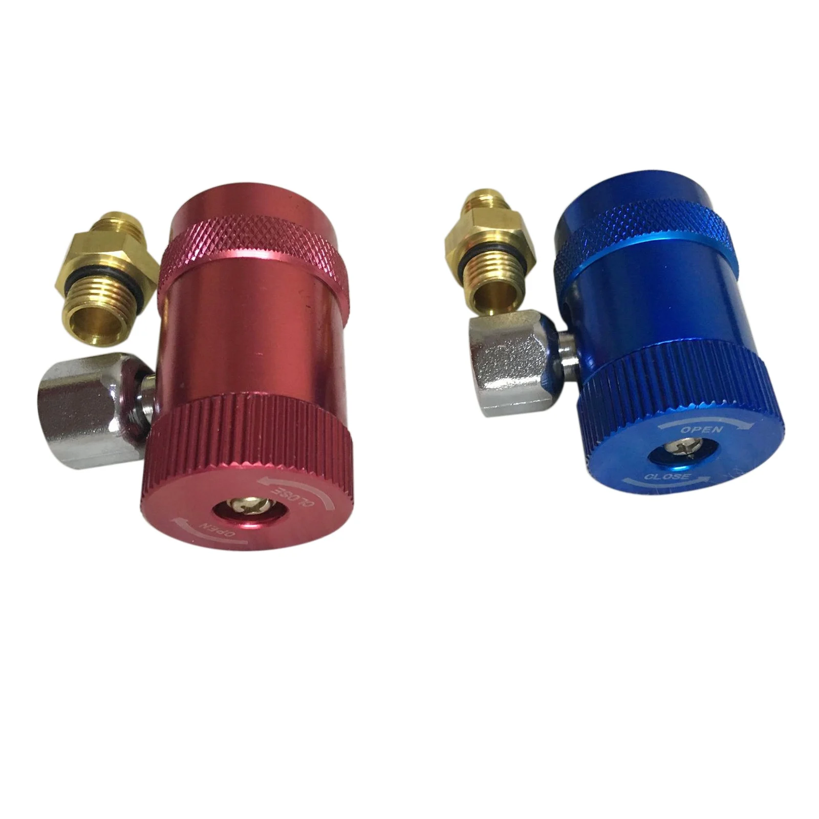 R1234Yf Refrigerante Raccordo Rapido Adattatore Aria Condizionata Ottone Regolabile Aria Condizionata Fluoruro Attacco Rapido