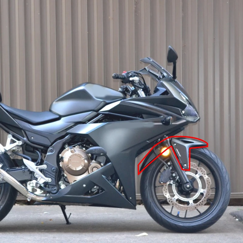 Fit For Honda CBR500R CB500F 2013-2015 Motorcycle Accessories Front Wheel Hugger Fender Mudguard Mud Splash Guard
