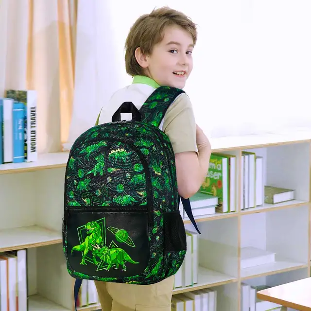Mercuryelf Kids School Backpack Set With Lunch Box & Pencil Case - 3 Piece Set For Kindergarten & Elementary Students