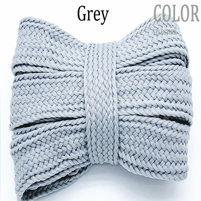 Premium 20mm Thick Flat Colored Soft Shoelaces