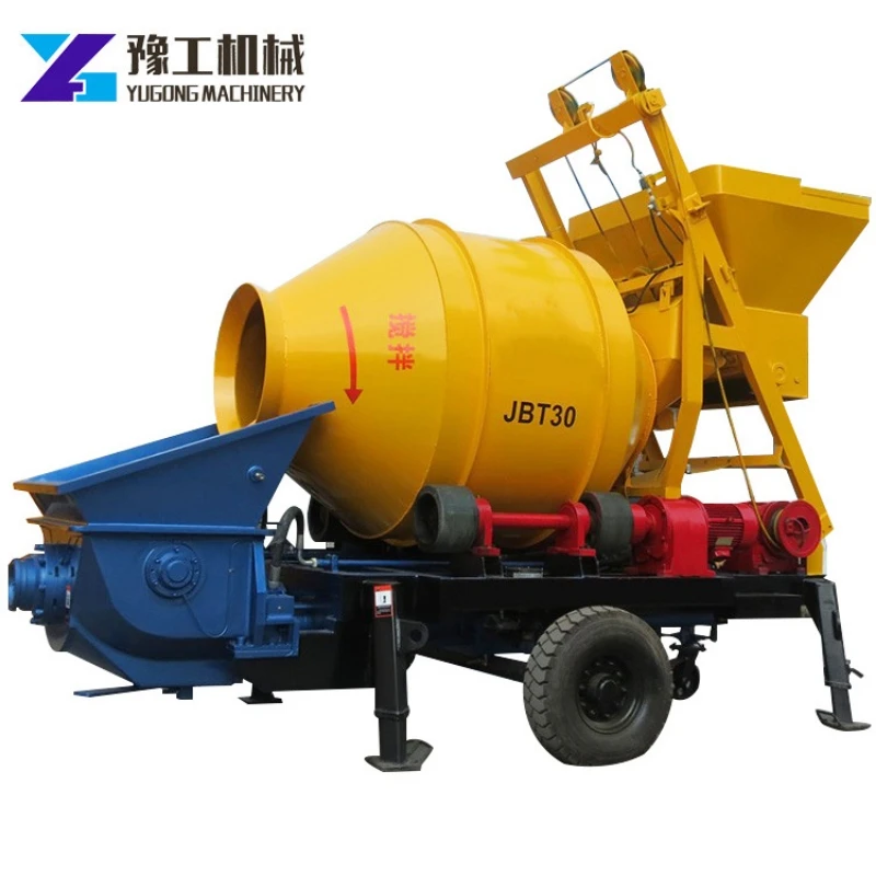 Diesel Engine Concrete Trailer Pumps Small Concrete Pump Mini Pump