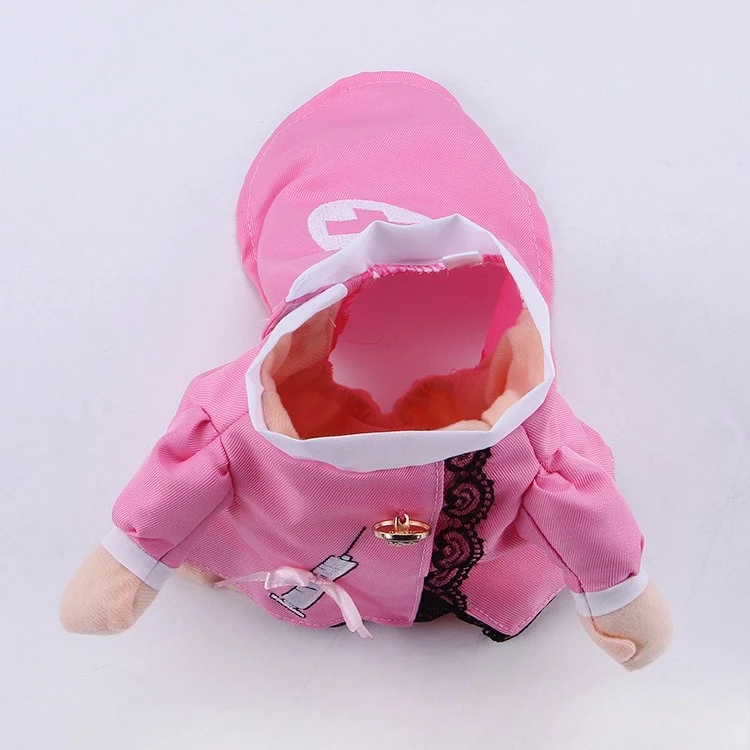 Funny Nurse Dog Costume Cute Pet Cosplay Outfit for Puppies & Small Cats
