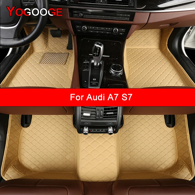 

YOGOOGE Custom Car Floor Mats For Audi A7 S7 Auto Accessories Foot Carpet