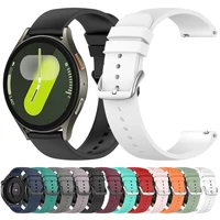 Silicone Sport Strap for Samsung Watch 7 LTE 6 5 Pro 44mm 40mm 45mm Wristband for Galaxy Watch 6Classic 43mm 47mm Band Bracelets