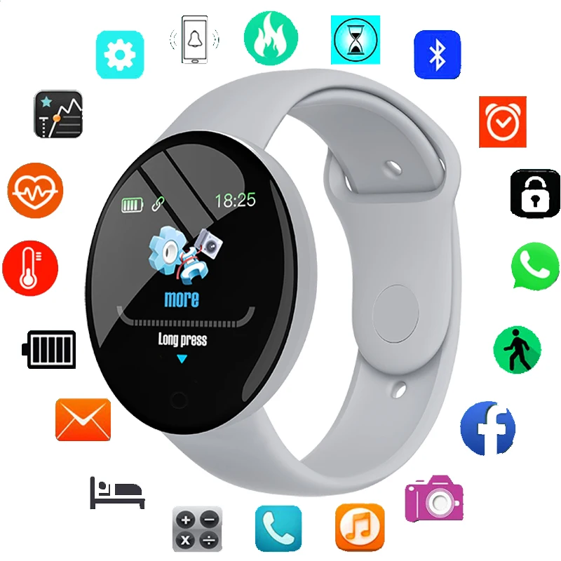

Smart Watch Kids Blood Pressure Waterproof Smartwatch Women Heart Rate Monitor Fitness Tracker LED Watch For Xiaomi Huawei Phone