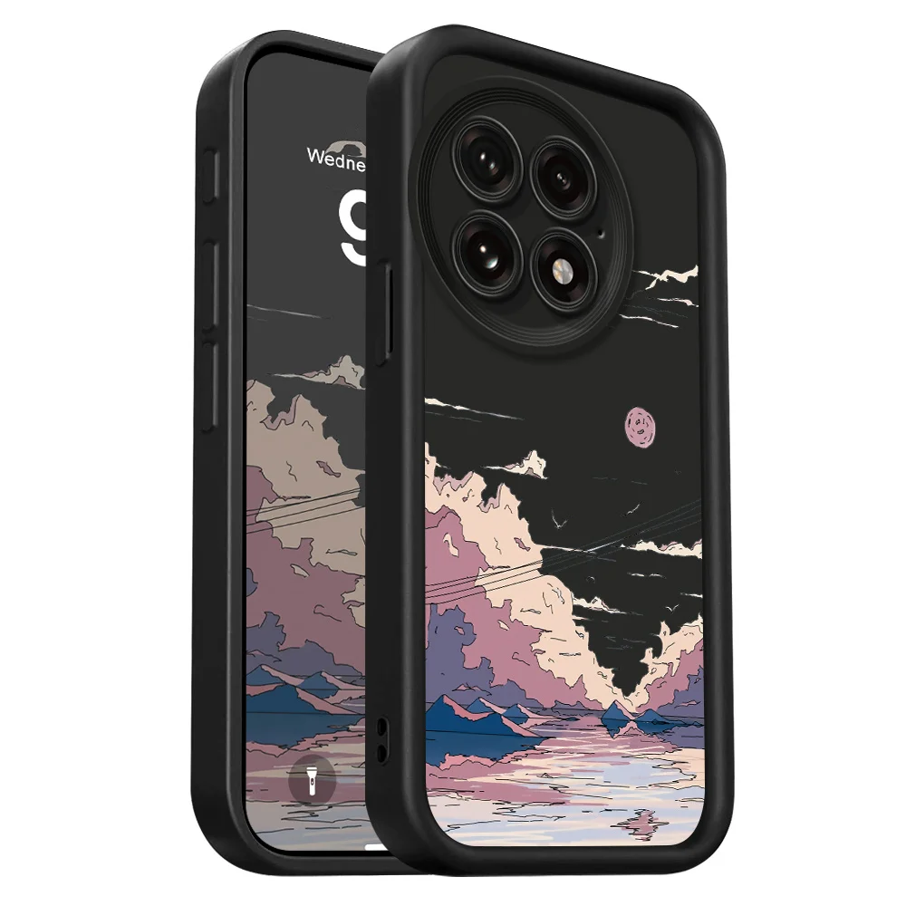 Misty River Staircase Soft Phone Case Cover