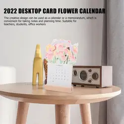 Calendrier créatif 2022 pour bureau, couleur assortie, 1 pièce 