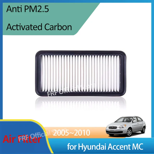 لشركة هيونداي أكسنت MC فيرنا سوبر المهر دودج موقف MK3 2005 2006 2007 2008 2009 2010 28113-1G000 عنصر فلتر الهواء قطع غيار السيارات