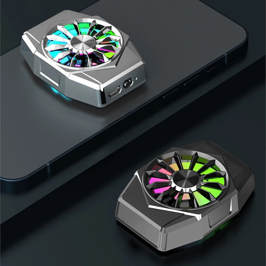 Refroidisseur Magnétique Téléphone Avec RGB – Ventilateur Pour Smartphone Gamer, Léger Et Portable