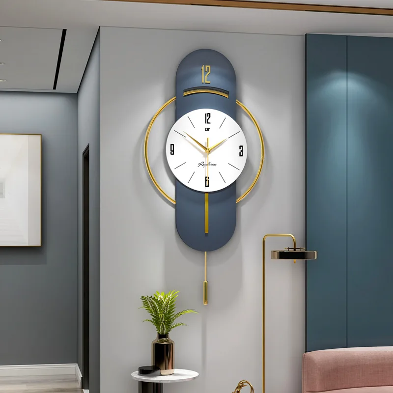 Luxury Modern Metal Design Mute Iron Wrought Clock 2