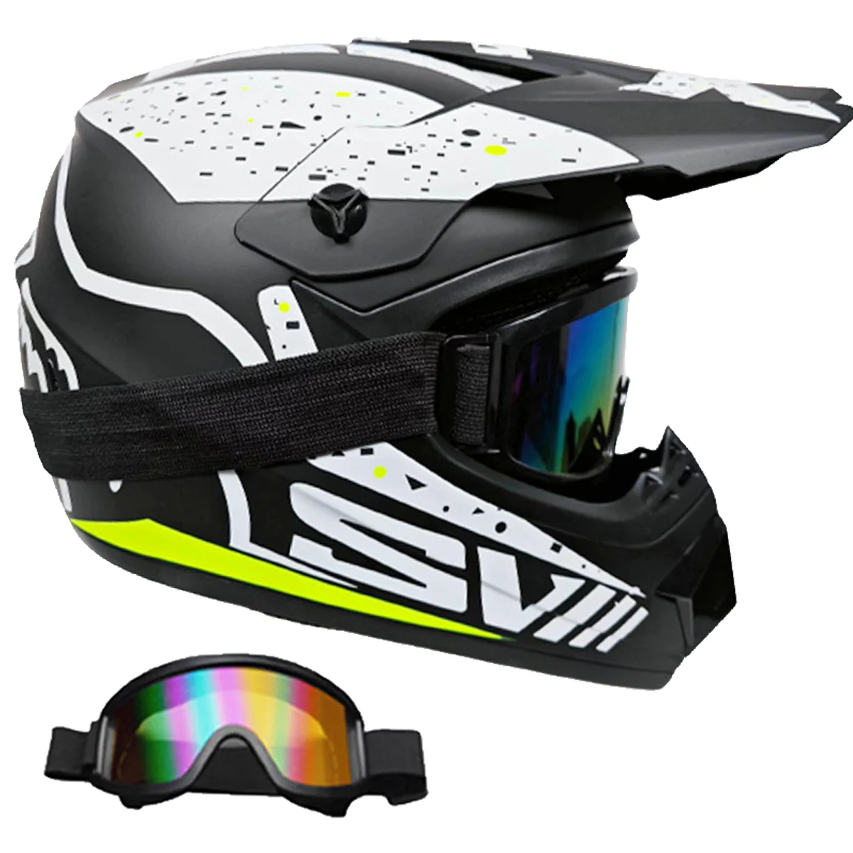 Head Protector for Motocross - Unisex Helmet for Men and Women in Bicycle Downhill ATV Motorcycle and Extreme Sports