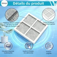 Filtre à air pour réfrigérateur compatible Pure and Fresh pour réfrigérateur LG avec LT120F Elite 469918 Purificateur d'air pour réfrigérateur 3