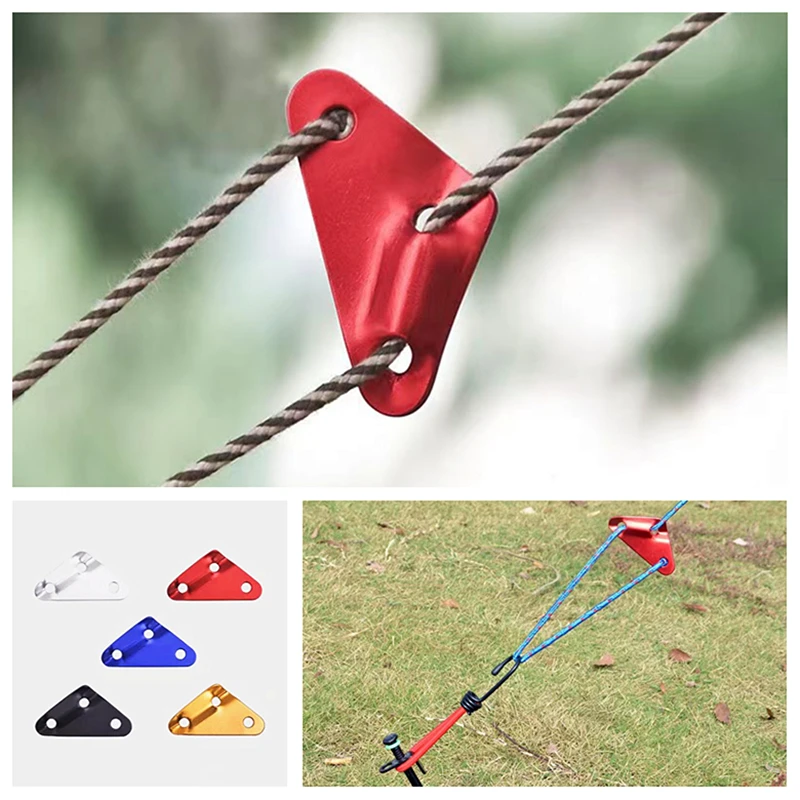 

free shipping 5pcs/lot large kite accessories 8mm alloy Triangle Buckle Tent Canopy Air Rope Buckle adjustment buckle dragon fly