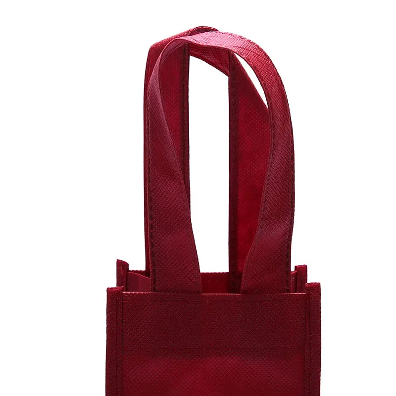 Creative Paper Gift Bags for Red Wine Bottles with String Handle, Reusable Durable Wine... - SKU PGB01818 - UGI Packaging