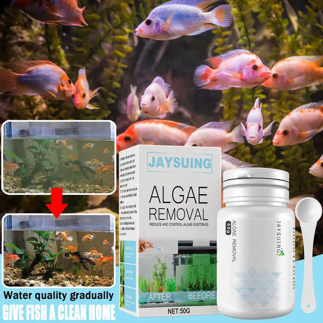 Tank Moss Remover Nagy Hatékony Algariasztók Ügynöke Az Algák Létezésének Eltávolítása A Vízkerthez És Tóhoz - Image 3