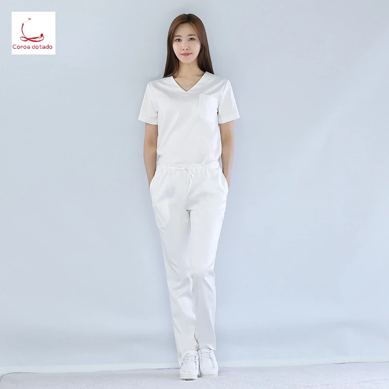 plastic-surgery-hospital-surgical-gown-nurses'-uniform-oral-and-dental-surgical-gown-technician's-clothing-beauty-salon-workwear