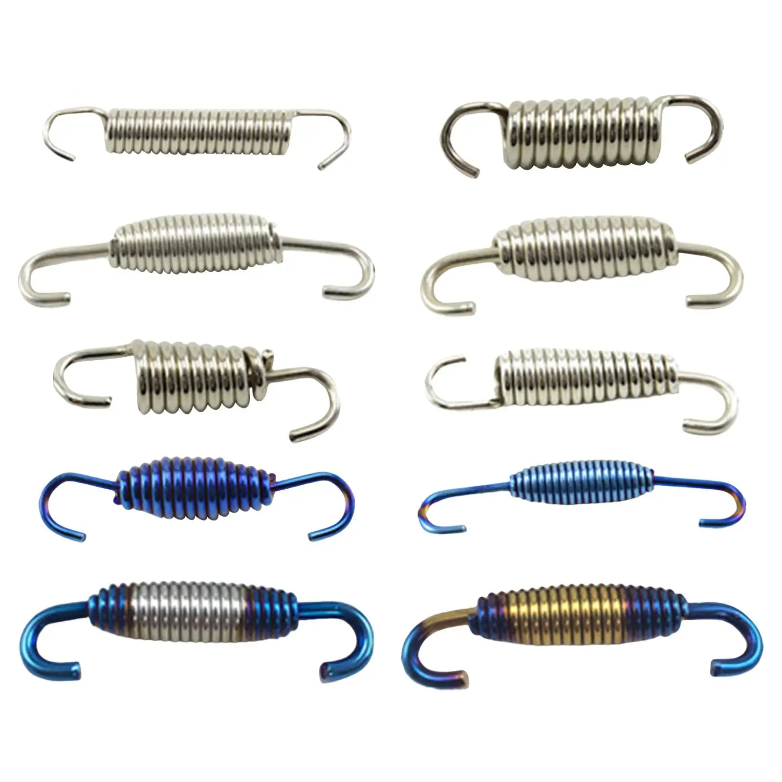 

Motorcycle Exhaust Pipe Spring Heavy Duty Replacement Stainless Steel Durable Universal for ATV Motorbike