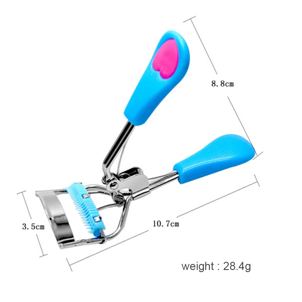 Eyelash Curler Kerler for Eyelashes Peach Heart Handle Rolls for Laminating Eyelashe Make-up for Women Eye Makeup Accessories