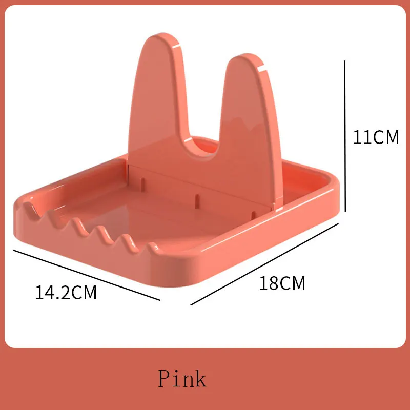 Pot Lid Rack Multifunctional Foldable Spoon Holder Stand Organizer for Fork Spatula Rack Pan Cover Shelf Tableware Storage Rack 6