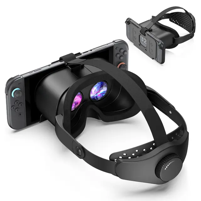 Upgraded VR Headset for Nintendo Switch 2 (2025), Switch 2 Virtual Reality VR Glasses with Adjustable HD Lenses and Comfortable