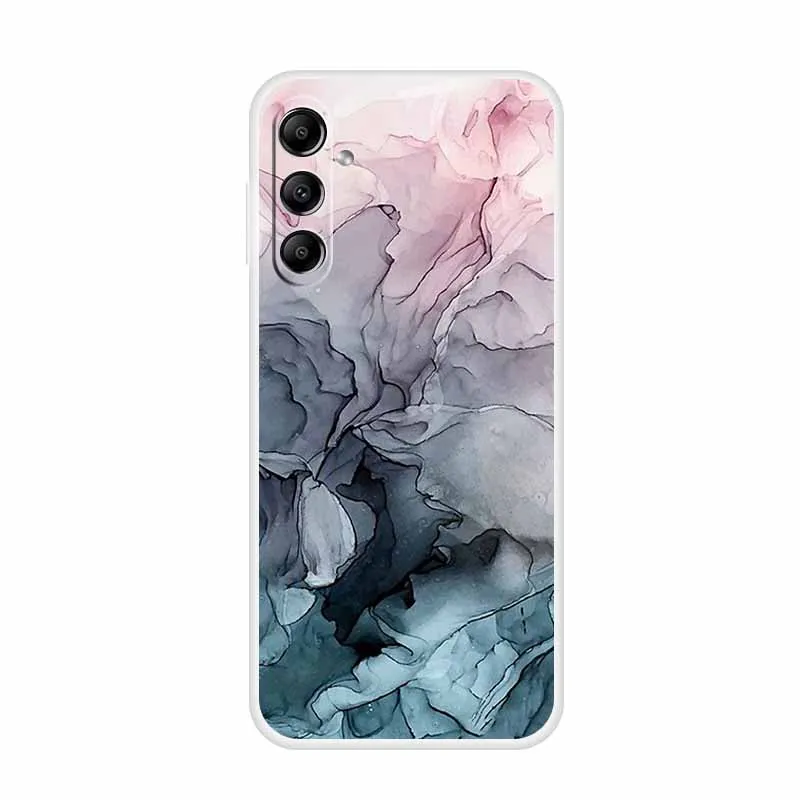 Marble Design Soft Silicone TPU Phone Case - Cartoon Print Cover