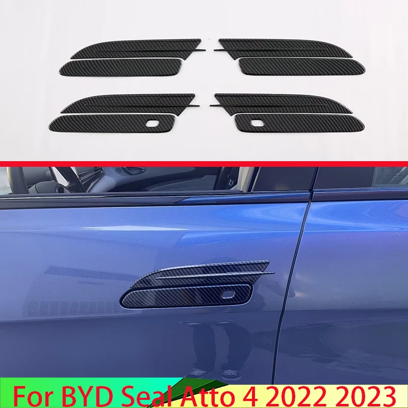 

Крышка дверной ручки для BYD Seal Atto 4 2022 2023 2024 ABS Chrome