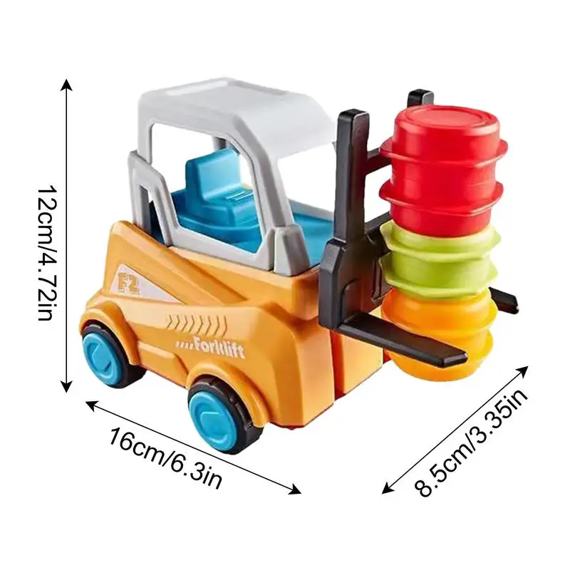 Engineer Forklift Transport Game, Forklift Frenzy Construction Car Stacking  Toys