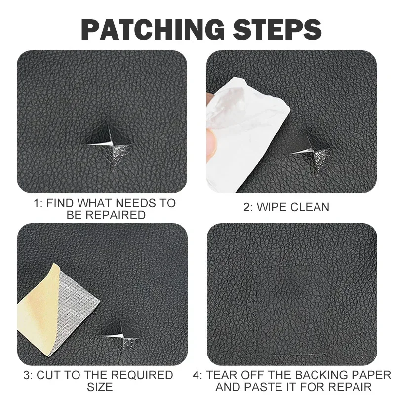 Self-Adhesive 20x30cm DIY PU Leather Repair Patches Fix Sticker for Sofa Car Seat Table Chair Bag Shoes Bed Home leather repair tape leather repair sticker leather patch leather repair leather repair material leather repair patch self adhesive leather sticker