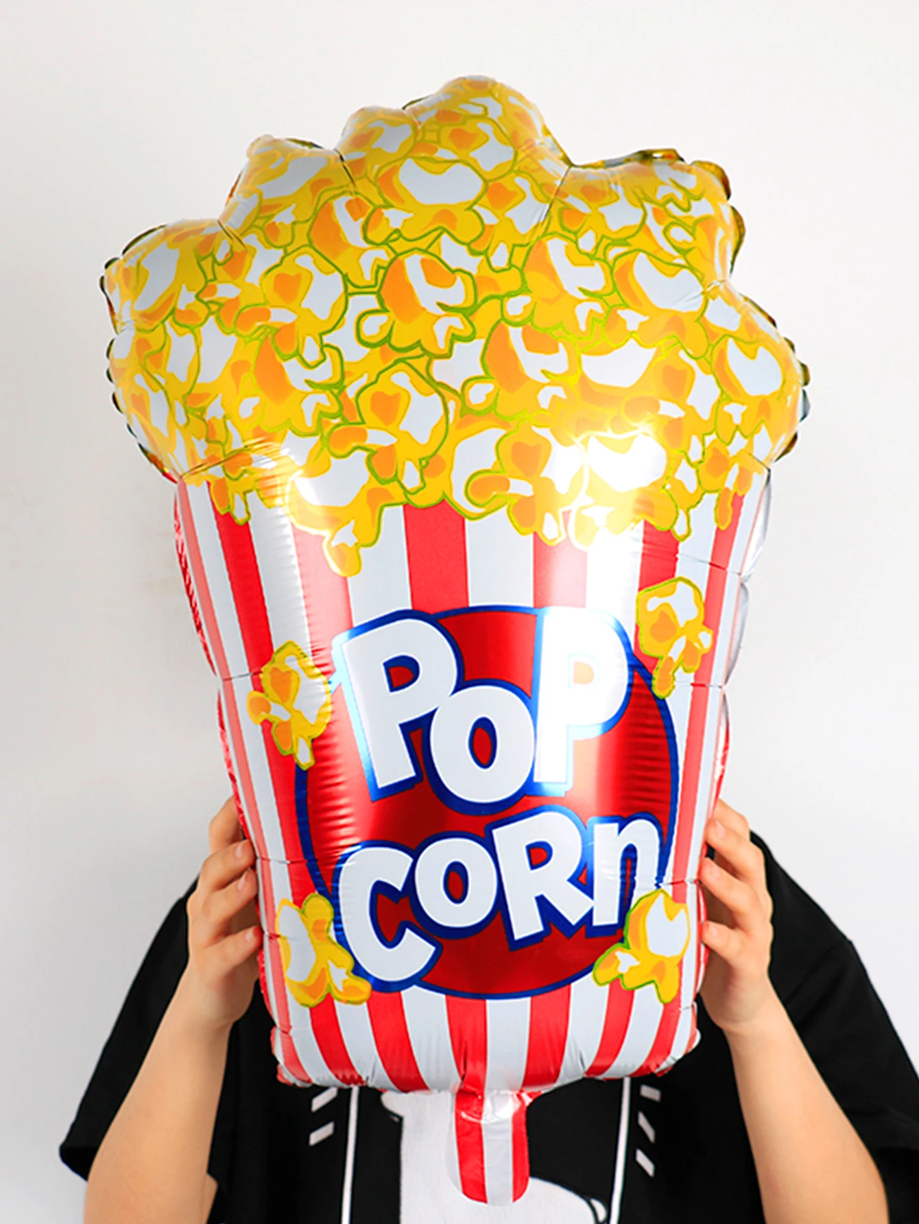 Popcorn-Themed Party Balloons - Perfect for Birthdays, Carnivals, and Circus Decorations