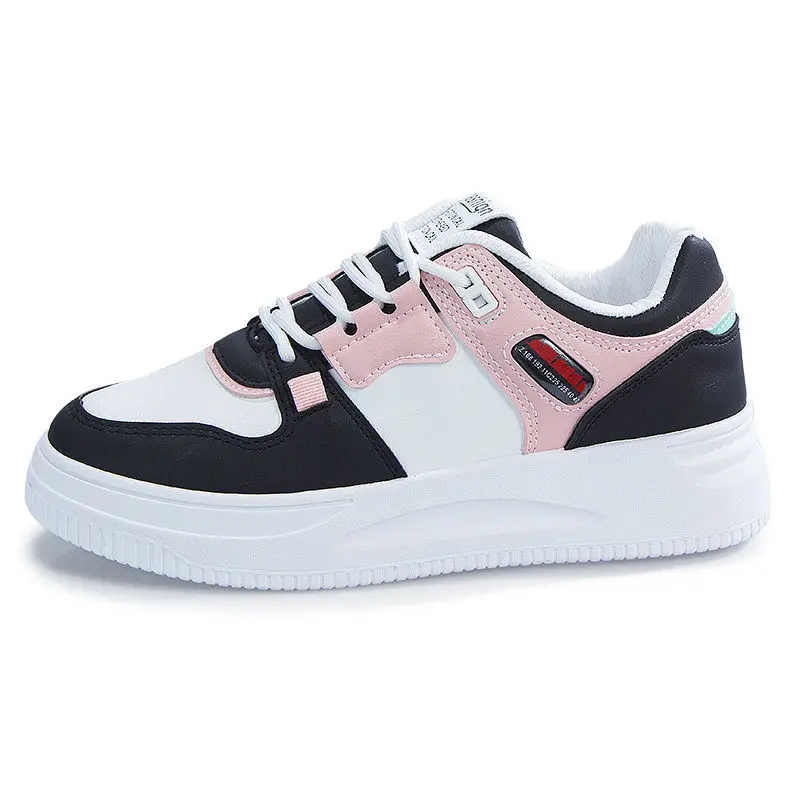 2023Women Sneakers PU Leather Women's Shoes White Platform Casual Sneaker Spring Summer Female Board Shoes Flats Ladies Trainers 6