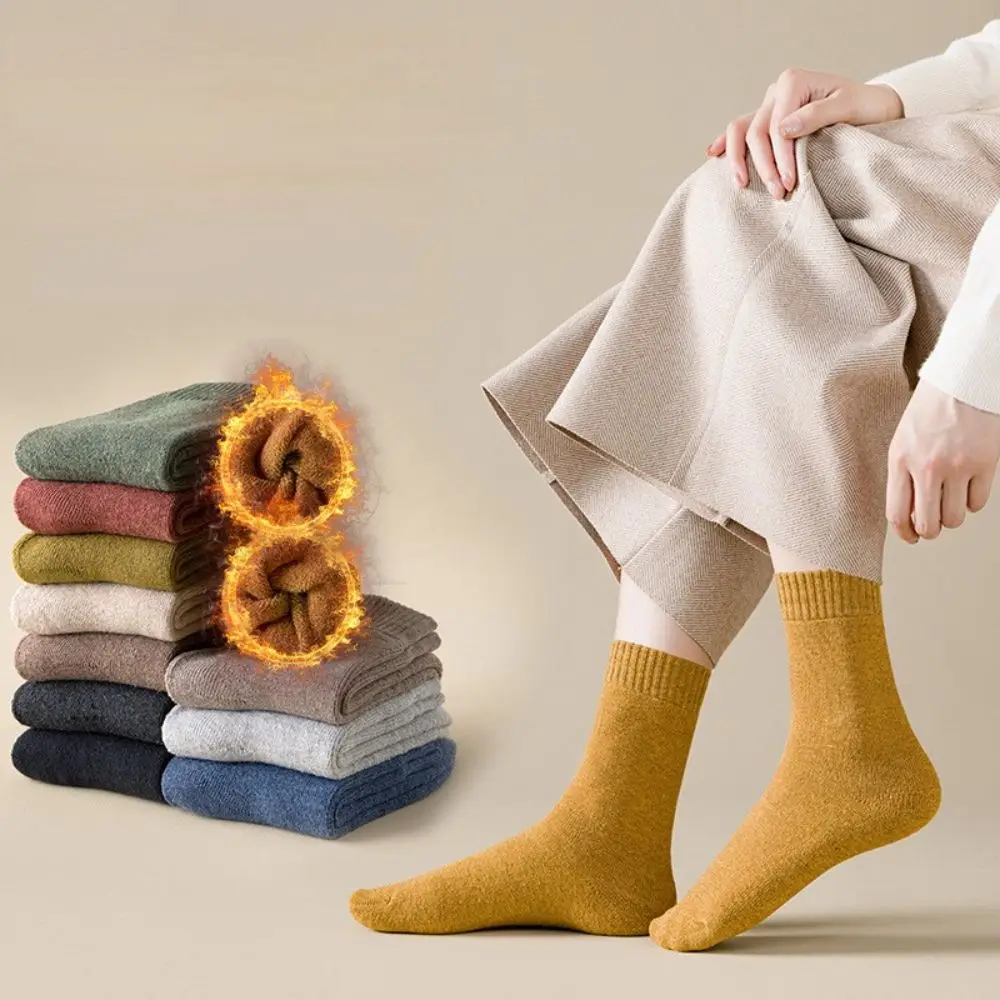 

Vintage Japanese High School Solid Color Knitting Long Socks Preppy Style Casual Socks Women Socks