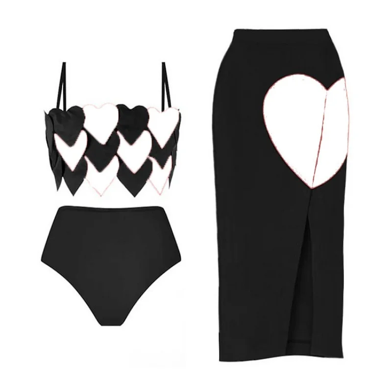 2024New Three-Piece Set Bikini Swimsuit Sexy Swimsuit Sexybikini