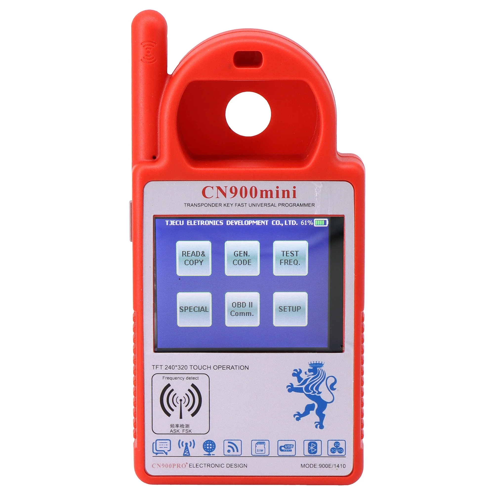 

Newest version V5.18 CN900 Mini Transponder hand-held Key Programmer English Language for 4C 46 4D 48 G Chips CN900MINI