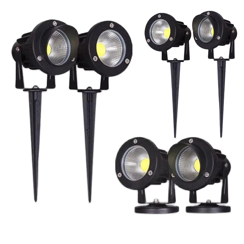 

LED Garden Decoration Lights IP65 Waterprof Lawn Lamp A220V110V24V12V Warm White 5W7W10W12W Landscape Spike Path Spotlights
