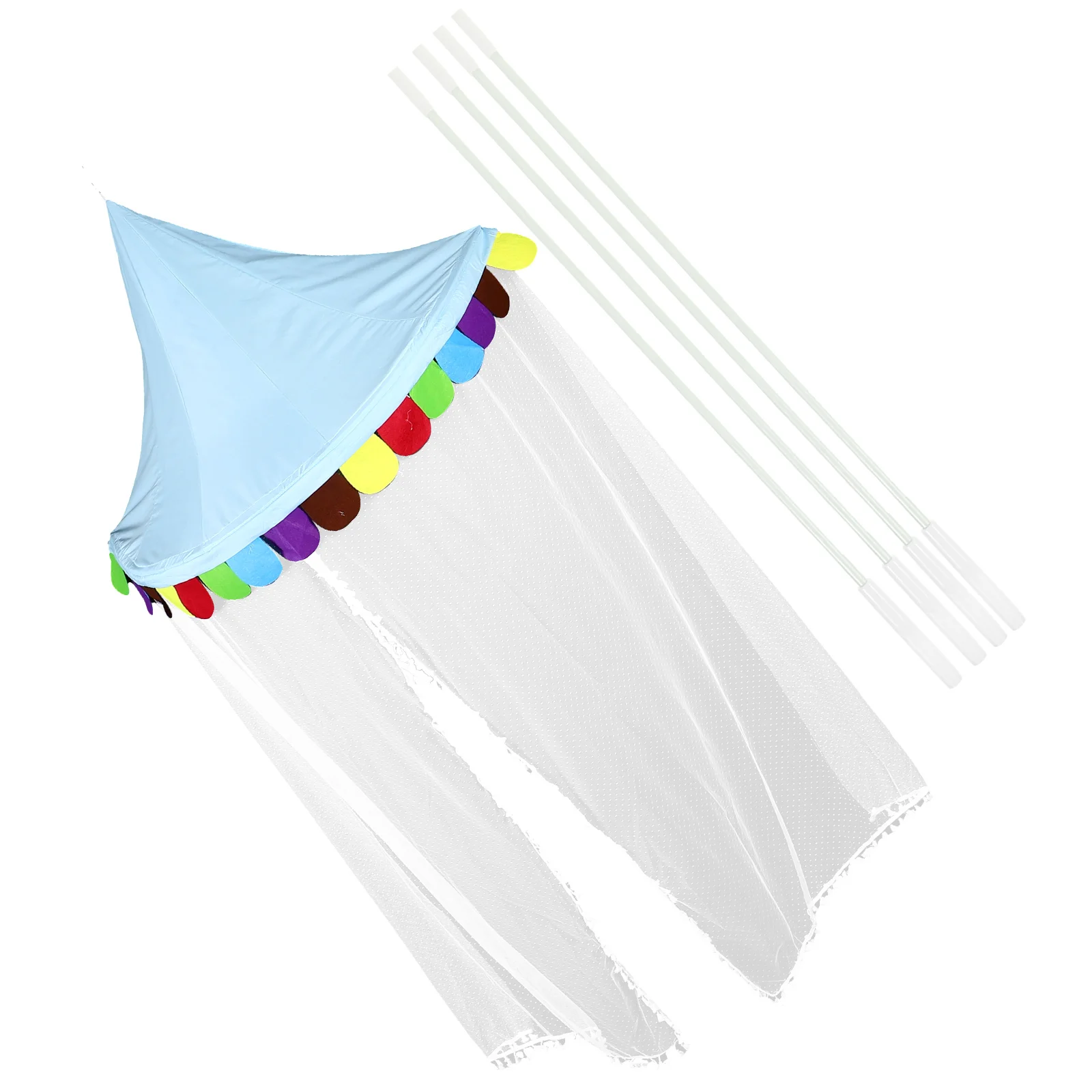 

Indoor Bed Tent Toddler Net Curtain Reading Corner Kids Mosquito Children Canopy Half-Round Dome