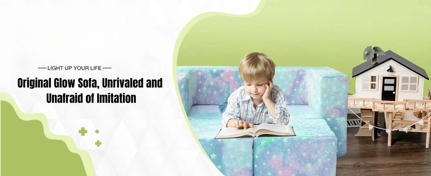 kids modular couch glow couch kids fort play childrens sofa foam sofa boy girl baby
