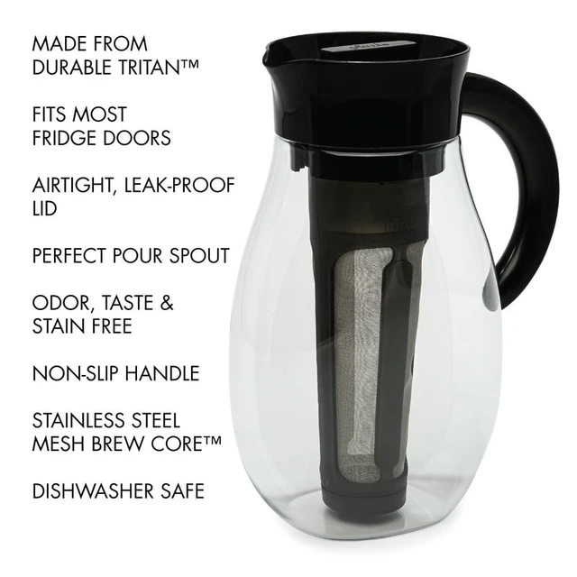 Water Infuser Pitcher - Ideal For Hot or Cold Brew Infusions