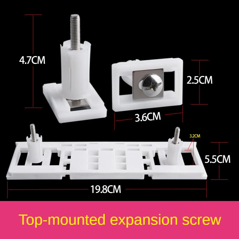 Toilet Seat Hinges Mountings Closestool Bolt Anchoring Screw Universal Toilet Replacement Accessories Bathroom Fixture Fittings toilet seat accessories toilet hinge replacement