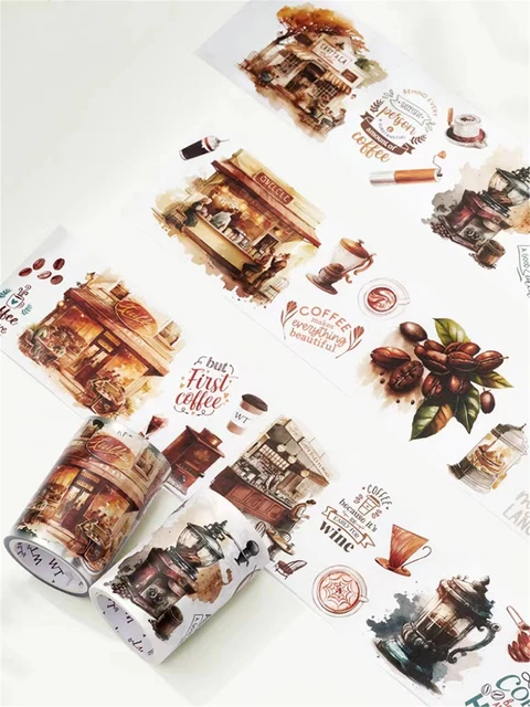 Create Stunning Vintage Stickers with Coffee