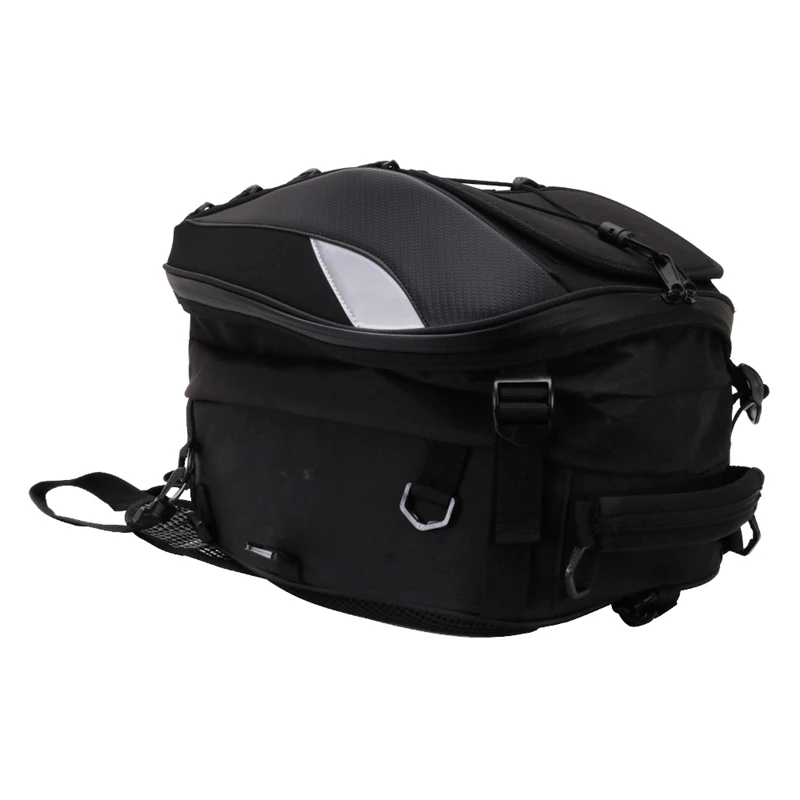 

Waterproof Motorcycle Tail Bag Multifunction Motorcycle Rear Seat Bag High Capacity Motorcycle Rider Backpack