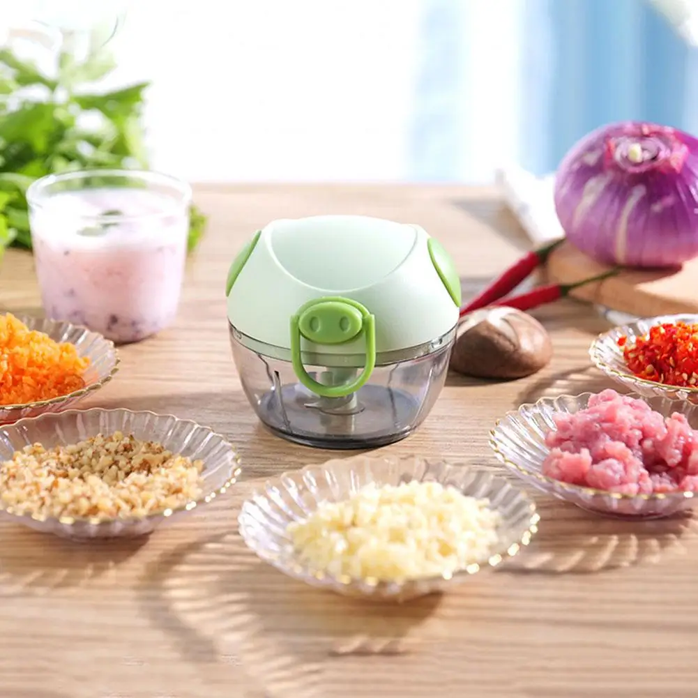 

1pcs Garlic Chopper Rotate Garlic Crusher Vegetables Masher Cutter Cooking Onion Chili Kitchen Accessories G7a6
