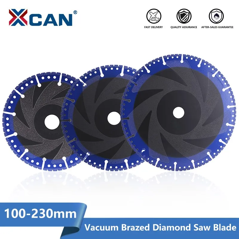 XCAN Brazed Diamond Cutting Disc Circular Saw Blade for Steel Metal