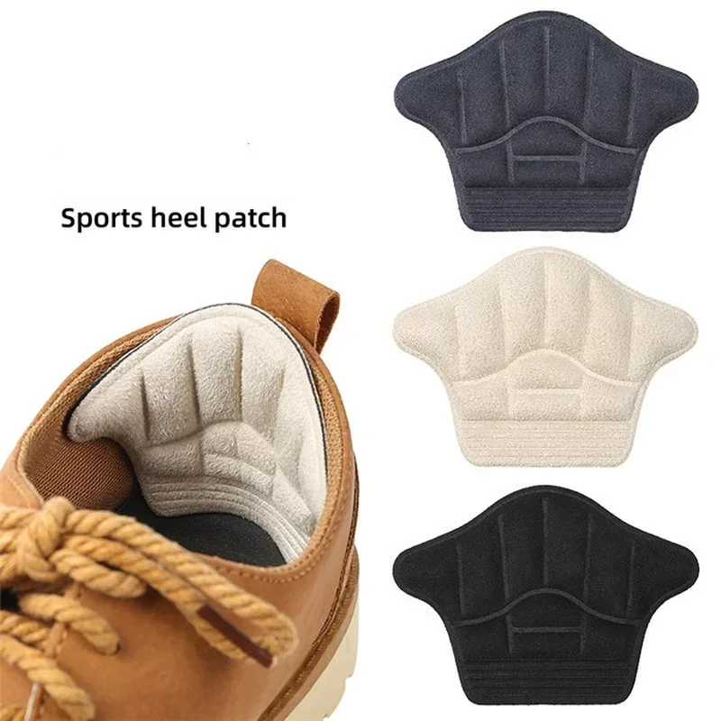 Insoles Patch Heel Pads for Sport Shoes, Adjustable Size, Antiwear Feet Pad, Cushion Insert, Heel Protector, Back Sticker