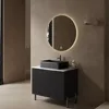 30" Bathroom Vanity with Sink, Freestanding Bathroom Storage Cabinet Ceramic Basin and Carrara Sintered Stone Counter Top 6