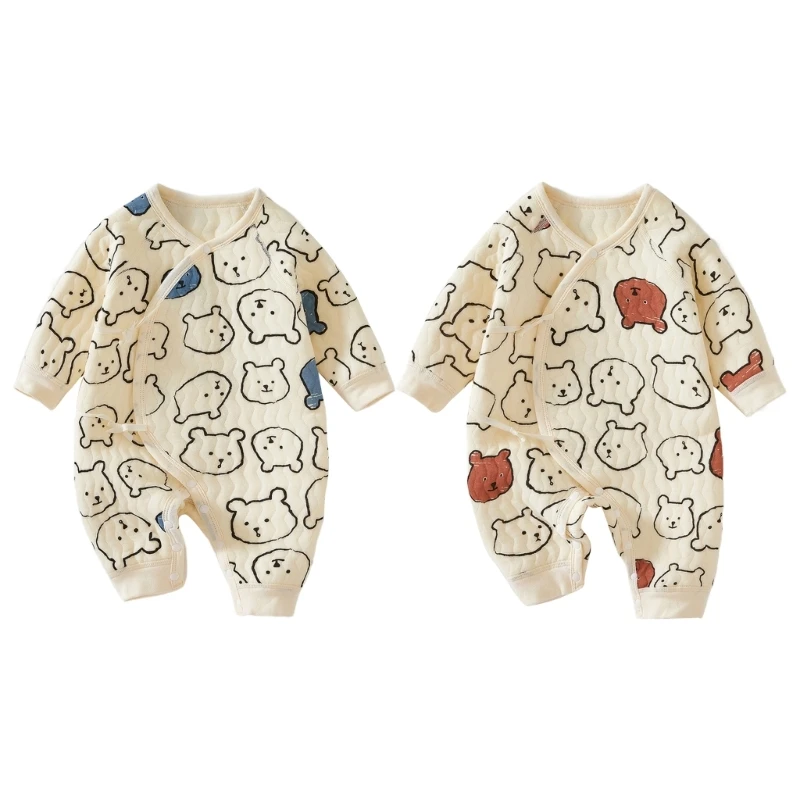 

Baby Romper Pajamas Cotton Jumpsuit Boys Girls Sleepsuit Long Sleeve Bodysuit
