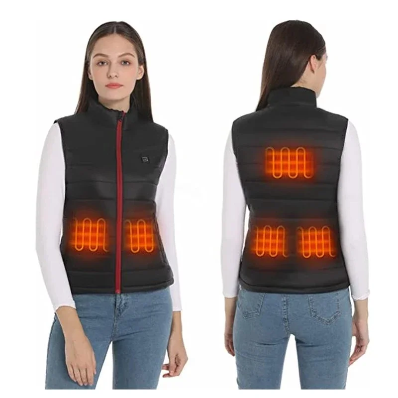 Heated Jacket Women 9 Heated Vest Zones Electric Heated Jackets