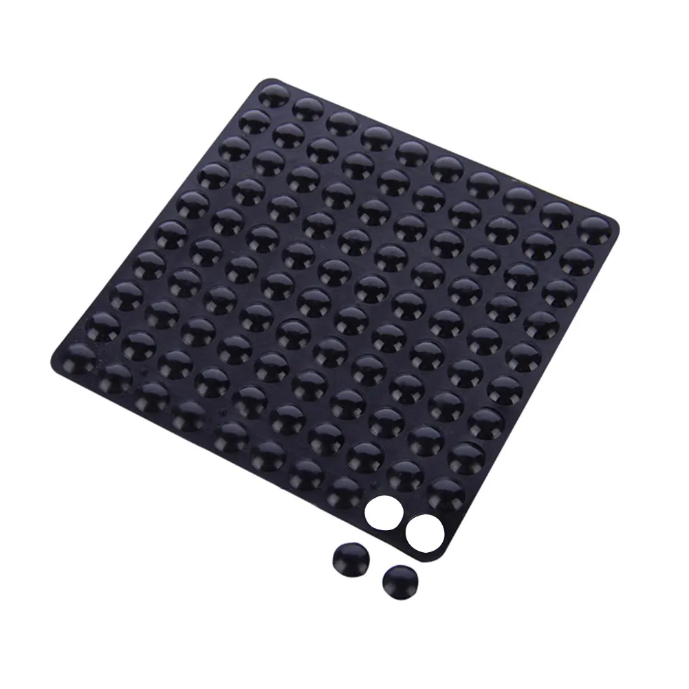 100Pcs 충돌 방지 범퍼 패드 자체 접착식 소음 감쇠 고무 벽 보호대 도어 핸들 캐비닛 도어 버퍼