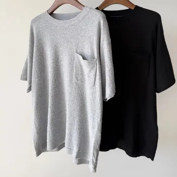 Fully Hand-pulled Loose Silhouette Cotton T-shirt