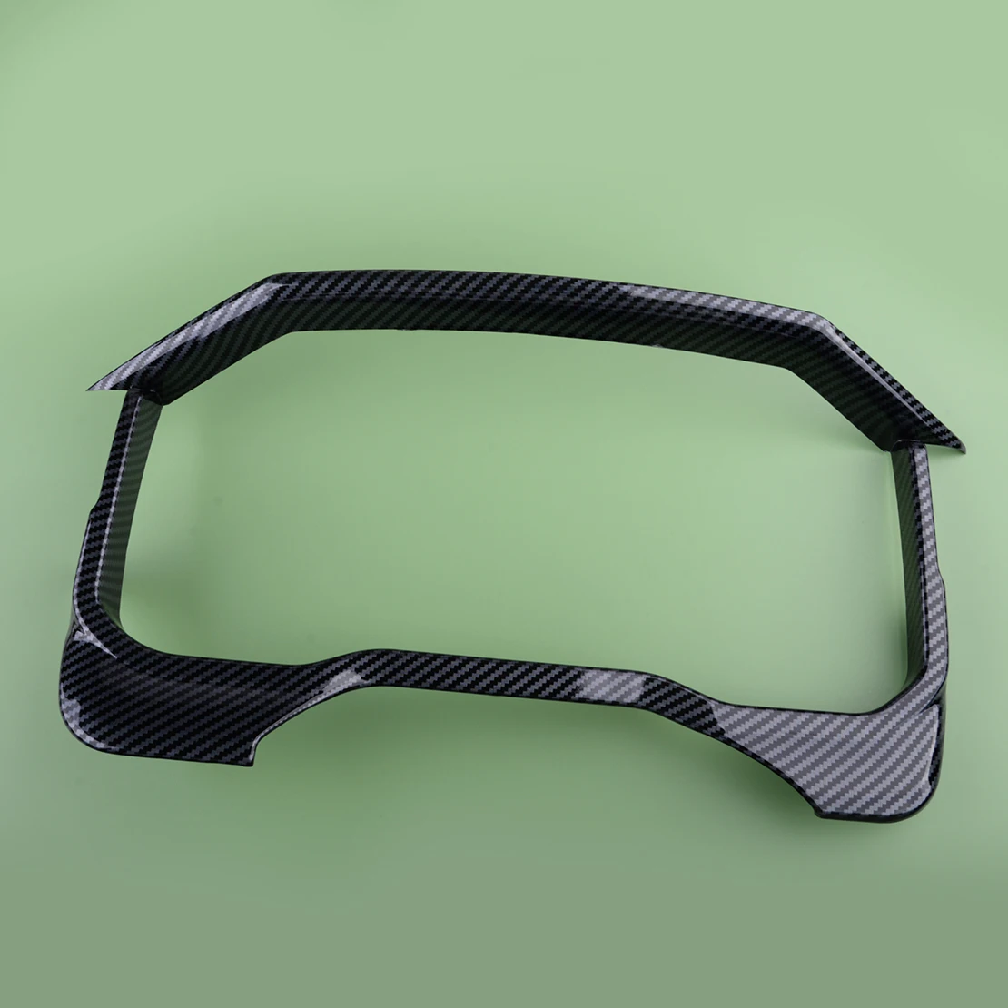 

ABS Car Interior Front Dashboard Decor Frame Trim Carbon Fiber Grain Fit for Toyota Tundra 2022 2023